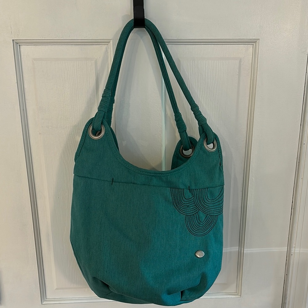Haiku Teal Hobo Shoulder Bag